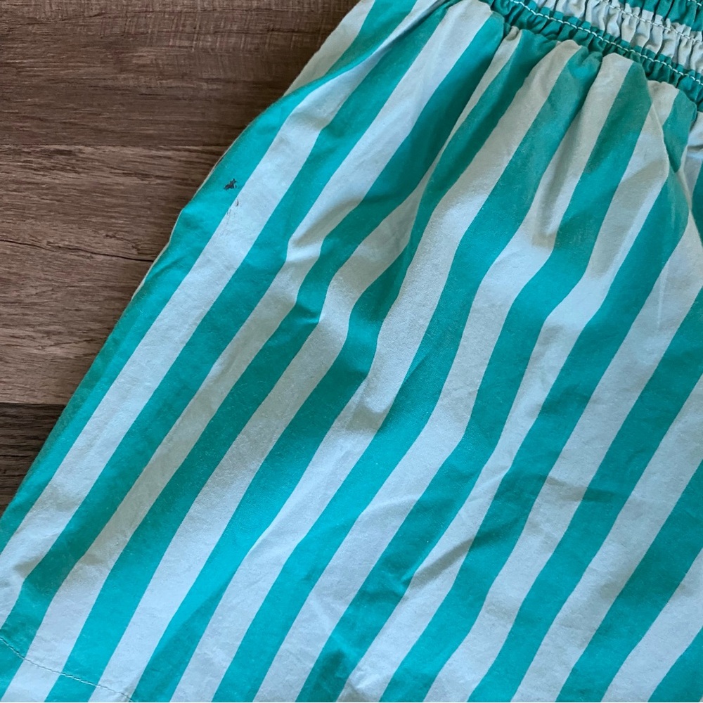 Striped Teal and White Shorts size S - Picture 6 of 10